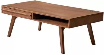 Tikamoon Niels Couchtisch Akazienholz massiv, 115x40x60cm
