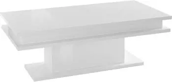 Web Furniture Little Big Couchtisch 100x55cm, weiß glänzend
