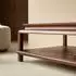 Tikamoon Achille rechteckiger Couchtisch aus Akazienholz 115x78x40cm