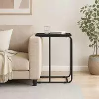 vidaXL Beistelltisch Schwarz Eichen-Optik 40 x 31 x 55 cm
