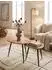 KADIMA DESIGN Beistelltisch 2er-Set, Akazie Massivholz, Metallgestell