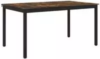 vidaXL Esstische 150 x 90 x 75 cm Holzwerkstoff R&auml;uchereiche