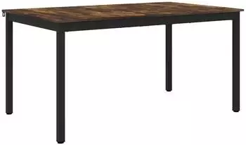 vidaXL Esstisch 150x90x75cm Holzwerkstoff, R&auml;uchereiche