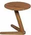 KADIMA DESIGN BOHA Beistelltisch rund, Sheesham Massivholz, 45x45cm