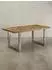 KADIMA DESIGN Esstisch Mango Massivholz, Metallgestell, Industrial, 200x100x76cm