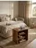 KADIMA DESIGN Beistelltisch Sheesham Massivholz, braun, 43x43x30cm