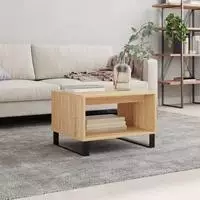 vidaXL Couchtisch Sonoma-Eiche 60x50x40 cm Holzwerkstoff
