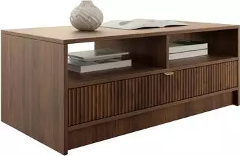 Mirjan24 Tireno 1SZ Couchtisch mit Schublade, Nuss Okapi (800002127650)
