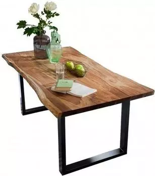 SIT Esstisch 160x85cm nussbaum/schwarz