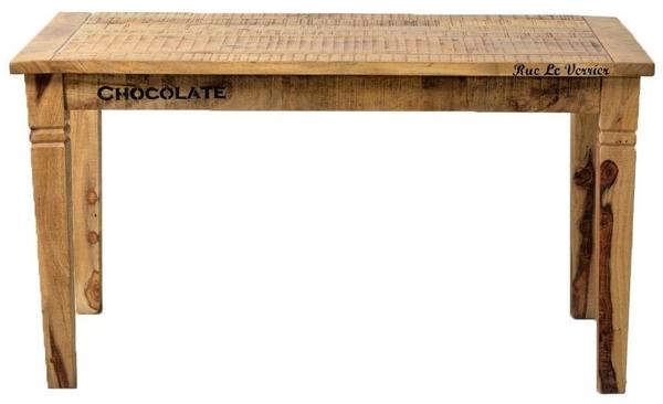 SIT Esstisch 140x70cm aus lackiertem Mangoholz mit antikfinish