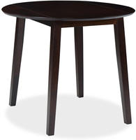 Esstisch Klappbar Rund Mdf Braun - Vidaxl