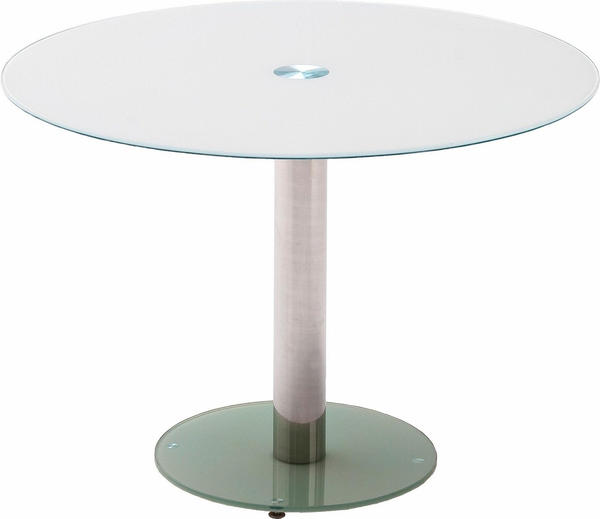 Roomscape Esstisch Glas Ø 100 cm weiß