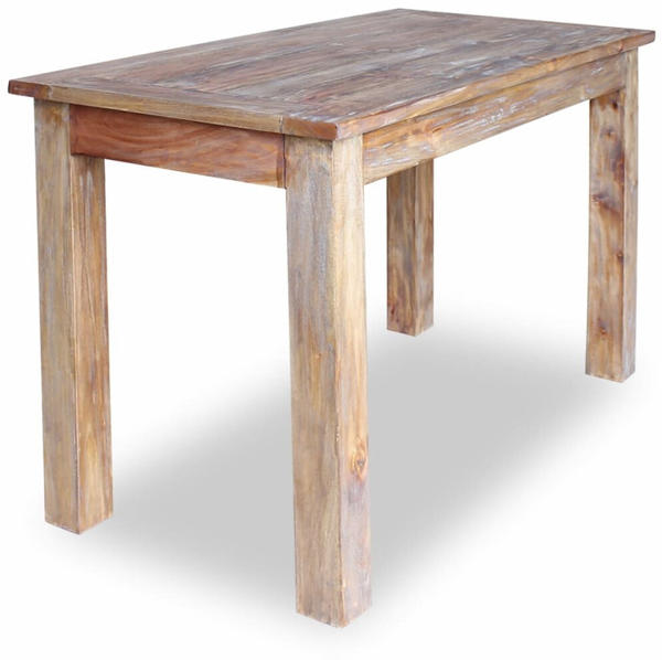 vidaXL Dining Table in Reclaimed Wood 120 x 60 x 77 cm