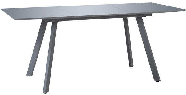 vidaXL Dining Table Glossy Grey 180 x 90 x 76 cm