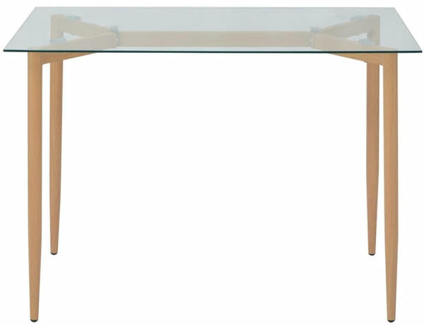 vidaXL Dining Table in Glass 120 x 70 x 75 cm