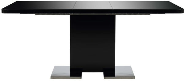 vidaXL Dining Table Expandable Glossy Black 180 x 90 x 76 cm