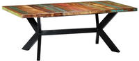 vidaXL Dining Table in Reclaimed Wood 200 x 100 x 75 cm
