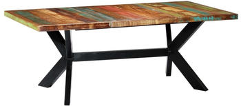 vidaXL Dining Table in Reclaimed Wood 200 x 100 x 75 cm