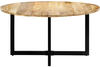 vidaXL Dining Table Round in Mango Wood 150 x 73 cm