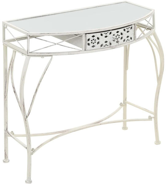 vidaXL Side Table French Style - White