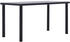 vidaXL Dining Table Black and Concrete Grey