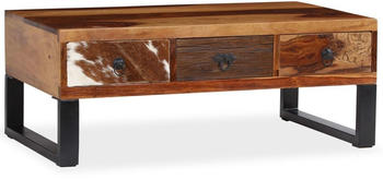 vidaXL Coffee Table Solid Sesham Wood 90 x 50 x 35 cm