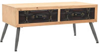 vidaXL Couchtisch Tannenholz Massiv 115 &times; 55 &times; 50 cm