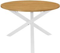 vidaXL Esstisch Wei&szlig; 120x75 cm MDF