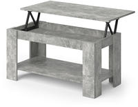 Vicco - Couchtisch Lorenz, Beton, 100 X 50 Cm Mit Liftfunktion