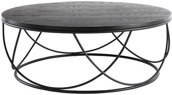 Miliboo Coffee Table Lace Black Wood