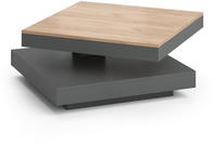 Couchtisch Elias, Anthrazit, 70 X 70 Cm Vicco
