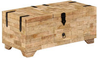 vidaXL Couchtisch Massivholz Mango 80x40x35 cm