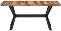 vidaXL Esstisch 160x80x75 cm Massivholz Honigfarben