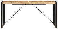 vidaXL Esstisch 160x80x75 cm Massivholz Mango