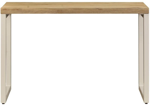 vidaXL Esstisch 115x55x76 cm Massivholz Mango und Stahl (247333)
