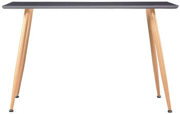 vidaXL Esstisch Grau und Eichefarben 120x60x74 cm MDF (248310)