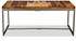 vidaXL Esstisch Massivholz und Stahl 180 cm (244797)