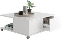 FMD Couchtisch "Twin" Schubladen als Push-to-open, viel Staur., mit Rollen, Breite: