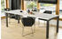 Endo-Möbel Kulissen-Esstisch Garant 80 - 80-170cm ausziehbar Hochglanz weiß