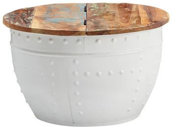 Wohnling Mango Ø 60x36 cm (WL6.328) weiß/braun