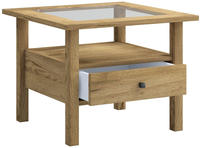 Holz Sofatisch Couchtisch Schublade Lingis M