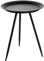 Beistelltisch Harsum , schwarz , Ma&szlig;e (cm): H: 47 &Oslash;: 38