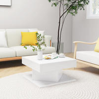 vidaXL Couchtisch Wei&szlig; 57x57x30 cm Holzwerkstoff