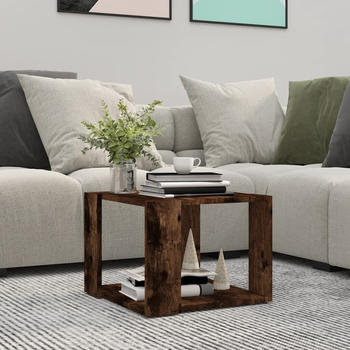 vidaXL Couchtisch R&auml;uchereiche 40x40x30 cm Holzwerkstoff