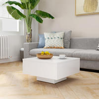 Couchtisch Wei&szlig; 60x60x31,5 Cm Holzwerkstoff Vidaxl