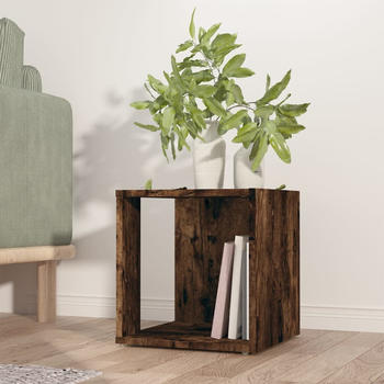 vidaXL Beistelltisch R&auml;uchereiche 33x33x34,5 cm Holzwerkstoff