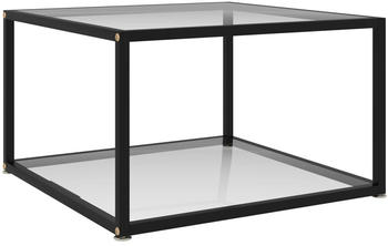 vidaXL Couchtisch Transparent 60x60x35 cm Hartglas
