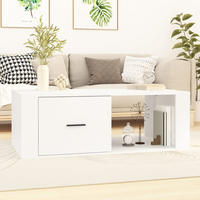 vidaXL Couchtisch Wei&szlig; 100x50,5x35 cm Holzwerkstoff