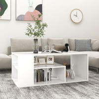 vidaXL Couchtisch Wei&szlig; 100x50x40 cm Holzwerkstoff