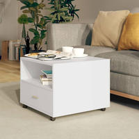 Couchtisch Wei&szlig; 55x55x40 Cm Holzwerkstoff Vidaxl